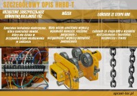 HHBD 3TX6M Wciągarka elektryczna z wózkiem 
