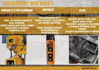 Wciągarka elektryczna z wózkiem HHBD02-02T, 2TX12M
