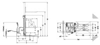 CDDR15-III, 1,5TX5,6M Wózek elektryczny podnośnikowy 1500-5600
