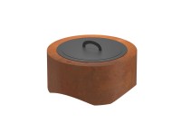 Palenisko ogrodowe Corten Round 700
