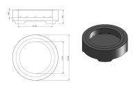 Palenisko ogrodowe Black Round 1000
