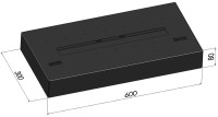Wkład palenisko do kominka tradycyjnego Simple Fire SIMPLEBOX 600
