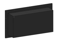 Biokominek wiszący Simple Fire FRAME 900 czarny 900x490 mm
