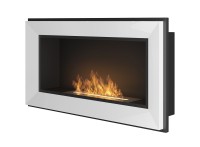 Biokominek wiszący Simple Fire FRAME 900 biały 900x490 mm
