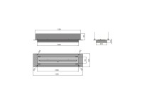 Biokominek do zabudowy Infire INSERT 1200 INOX

