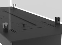 Wkład do zabudowy Infire INSERT Black 600
