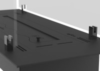 Wkład do zabudowy Infire INSERT Black 800
