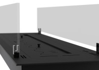 Wkład do zabudowy Infire INSERT Black 1200
