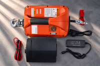 Wciągarka elektryczna na hak, SQ-05, 450kg,720W 5,8mmx4,6m,z akumulatorem
