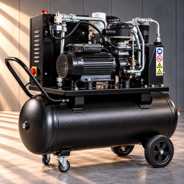 Kompresor śrubowy 100 l – 2,2 kW, 230 V, 10 bar
