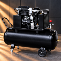 Kompresor śrubowy z falownikiem 200 l – 5,5 kW, 400 V, 10 bar
