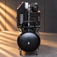 Kompresor śrubowy z falownikiem 200 l – 5,5 kW, 400 V, 10 bar
