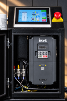 Kompresor śrubowy z falownikiem 200 l – 5,5 kW, 400 V, 10 bar
