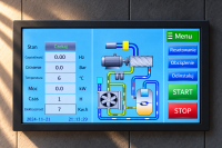 Kompresor śrubowy z falownikiem 200 l – 5,5 kW, 400 V, 10 bar
