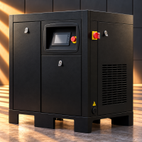 Kompresor śrubowy energooszczędny z falownikiem – 5,5 kW, 400 V, 10 bar
