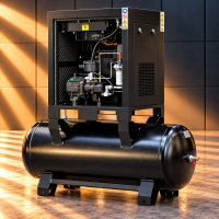 Kompresor śrubowy z falownikiem 270 l – 5,5 kW, 400 V, 10 bar
