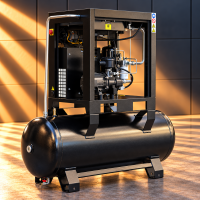 Kompresor śrubowy z falownikiem 270 l – 5,5 kW, 400 V, 10 bar
