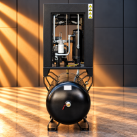 Kompresor śrubowy z falownikiem 270 l – 5,5 kW, 400 V, 10 bar
