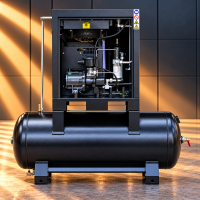 Kompresor śrubowy z falownikiem 270 l – 5,5 kW, 400 V, 10 bar
