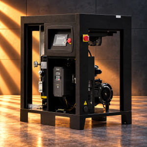 Kompresor śrubowy energooszczędny z falownikiem – 7,5 kW, 400 V, 10 bar