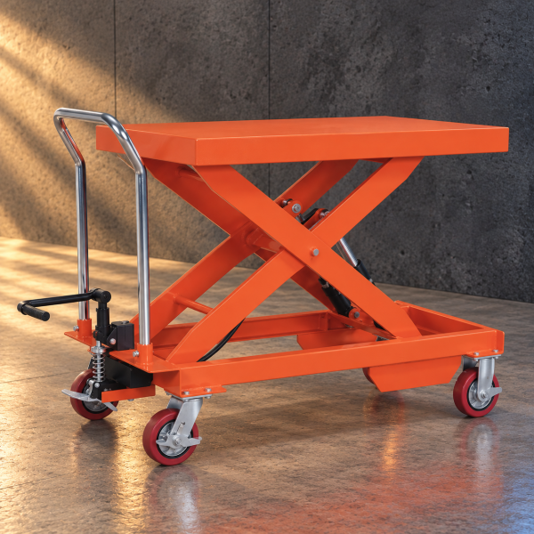 Stół podnośny nożycowy 1500 kg – mobilny, wysokość 1000 mm PTD1500
