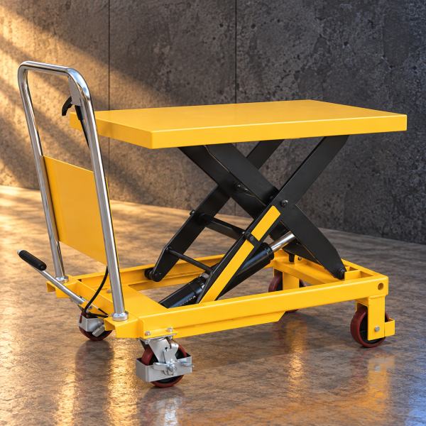 Stół podnośny nożycowy 300 kg – mobilny, wysokość 900 mm PT300A
