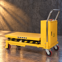 Elektryczny stół podnośny nożycowy 350 kg – akumulatorowy, wysokość 360 - 1500 mm DPS 350

