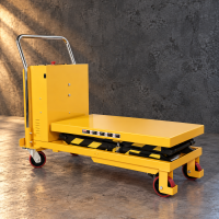 Elektryczny stół podnośny nożycowy 350 kg – akumulatorowy, wysokość 360 - 1500 mm DPS 350
