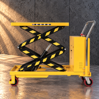 Elektryczny stół podnośny nożycowy 500 kg – akumulatorowy, wysokość 360-1500 mm DPS 500
